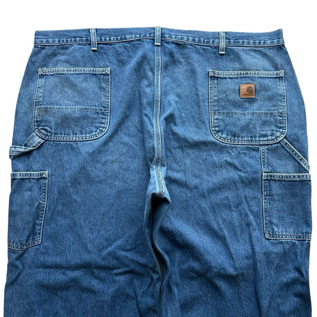 ビッグサイズ 00s Carhartt B13 デニム ペインターパンツ W46 L32 メキシコ製 ワイド ワークパンツ ビンテージ カーハート usa 90s HIPHOP拍卖