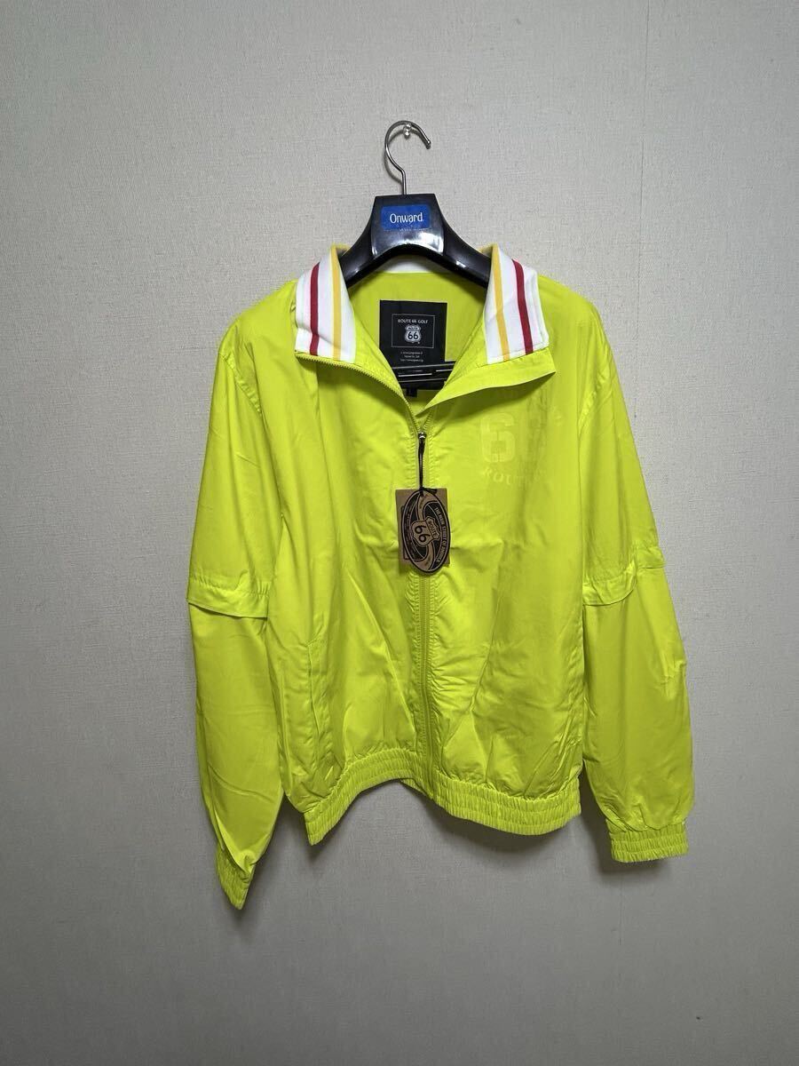 C① ROUTE 66 GOLF ウィンドブレーカー イエロー 黄色 Lサイズ 新品未使用 送料込み!拍卖