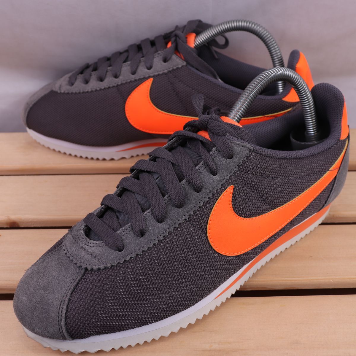 z2060 ナイキ コルテッツ US7 25.0cm/灰 グレー オレンジ NIKE CORTEZ メンズ ユニセックス スニーカー 中古拍卖