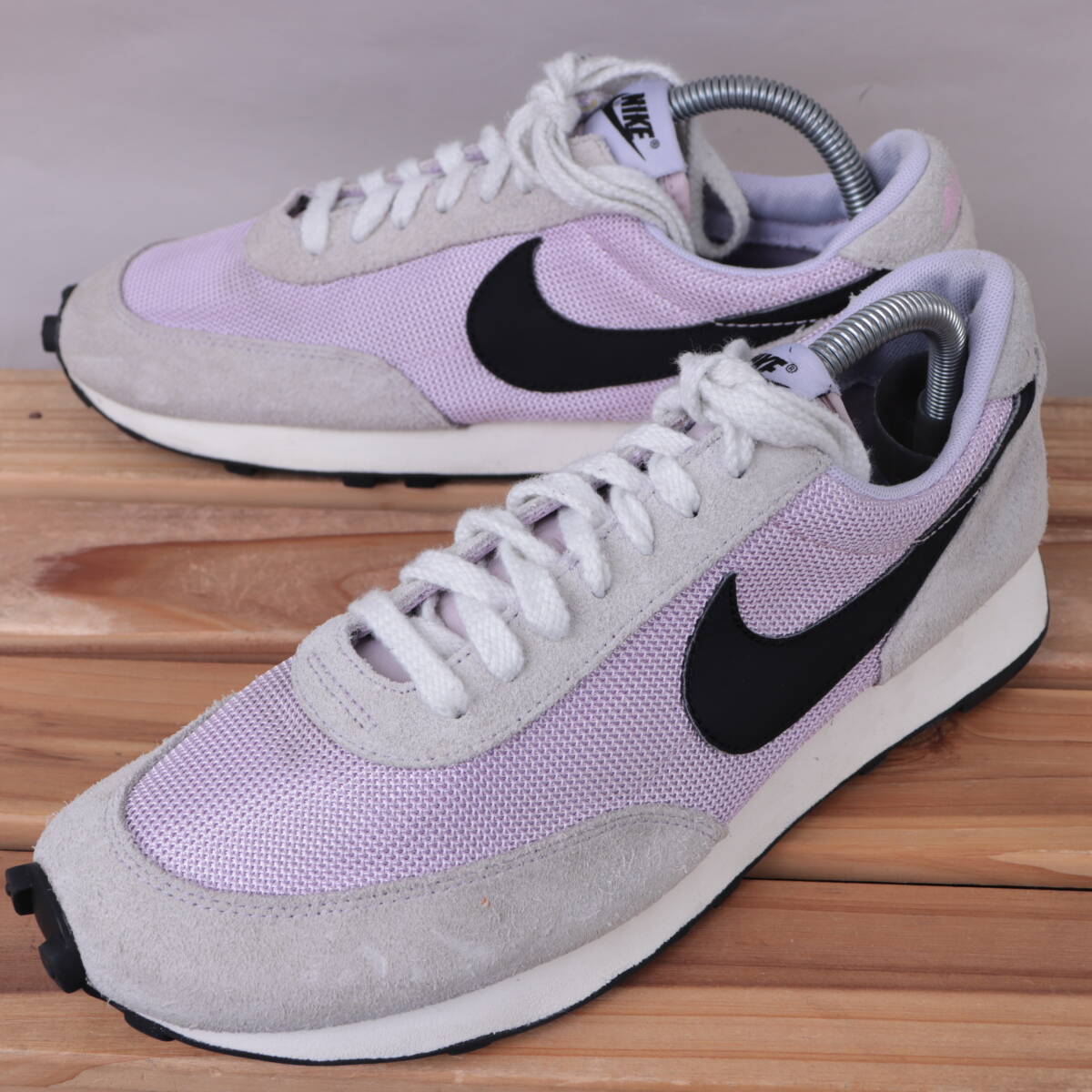 z2678 ナイキ デイブレイク SP US9 27.0cm/グレー パープル 黒 NIKE DAYBREAK SP メンズ スニーカー 中古拍卖