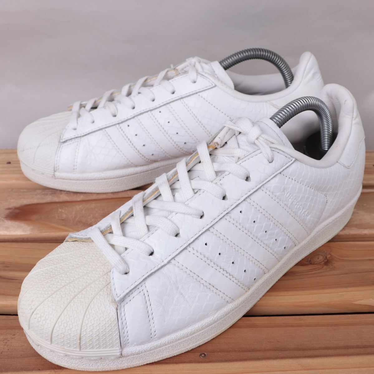 z2858 アディダス スーパースター US9 26.0cm/白 ホワイト adidas SUPERSTAR レディース スニーカー 中古拍卖