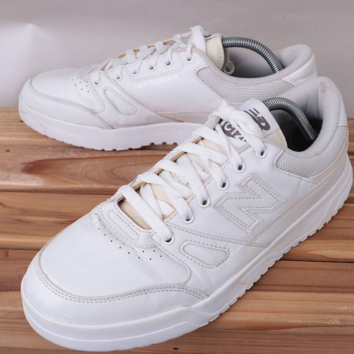 z3076【CT20】ニューバランス US10 28.0cm/白 ホワイト newbalance メンズ スニーカー 中古拍卖