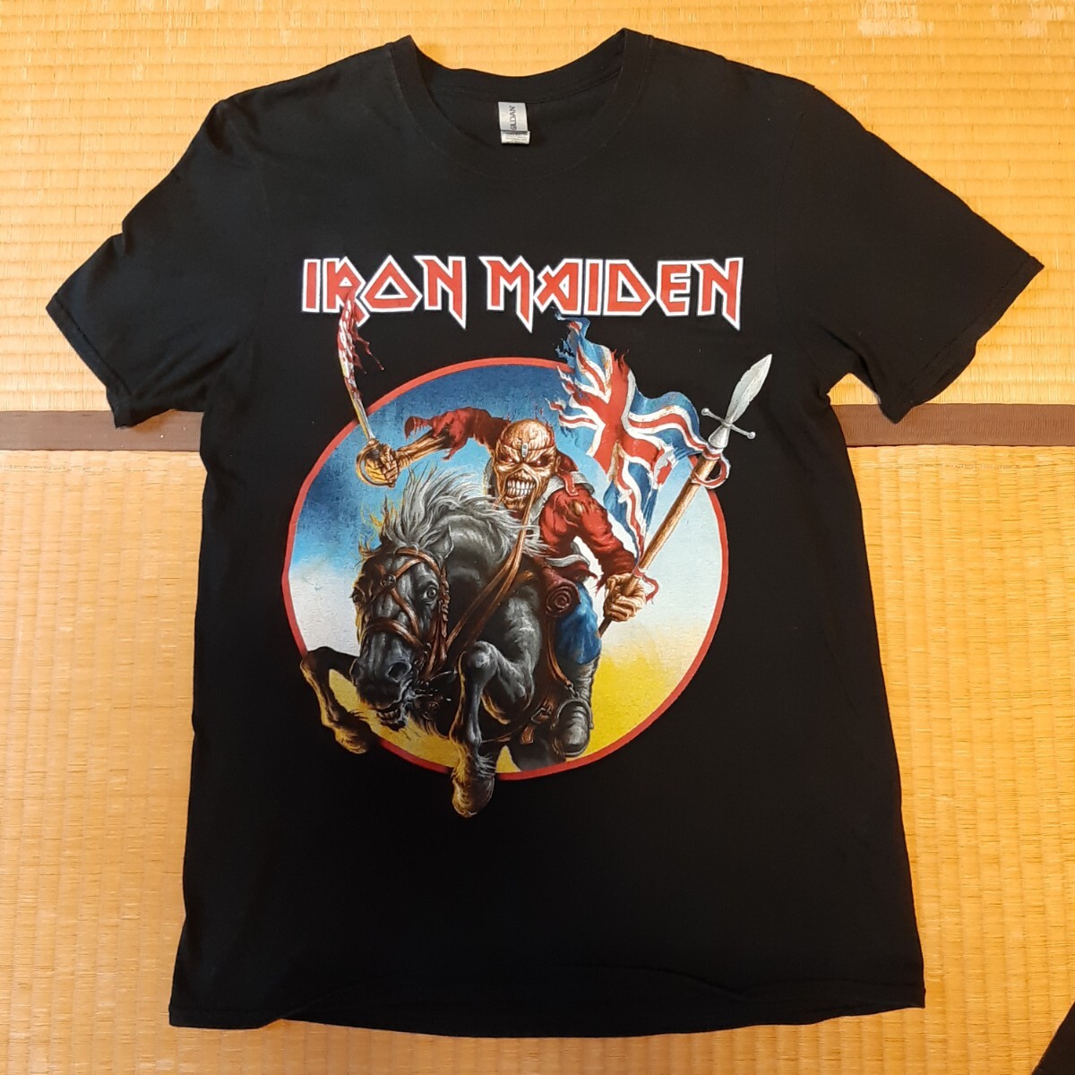 アイアンメイデン バンドTシャツ★ヨーロピアンツアーコンダクター2013サイズM拍卖