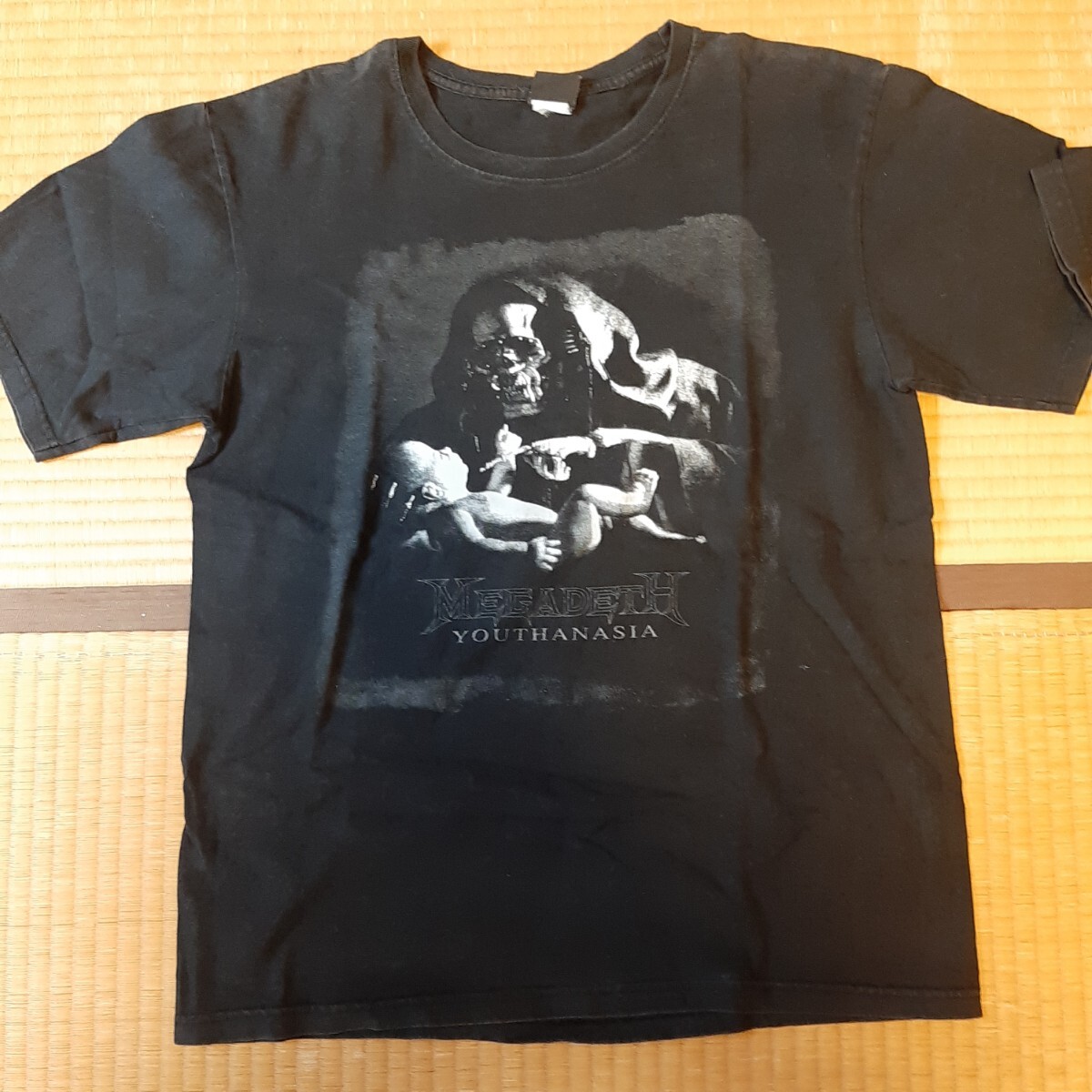メガデスYOUTHANASIAバンドTシャツUSED拍卖