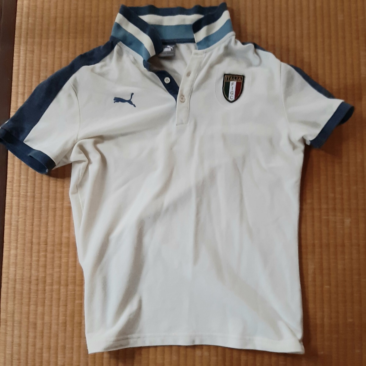 PUMA イタリア代表 ポロシャツ★アズーリ拍卖
