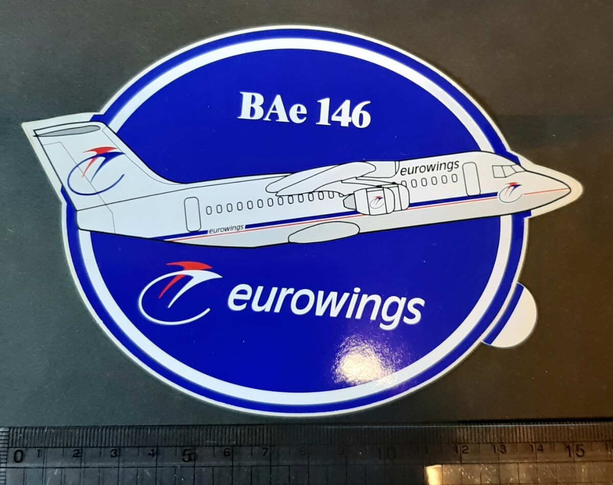 BAeユーロウィングステッカー★エアライン拍卖