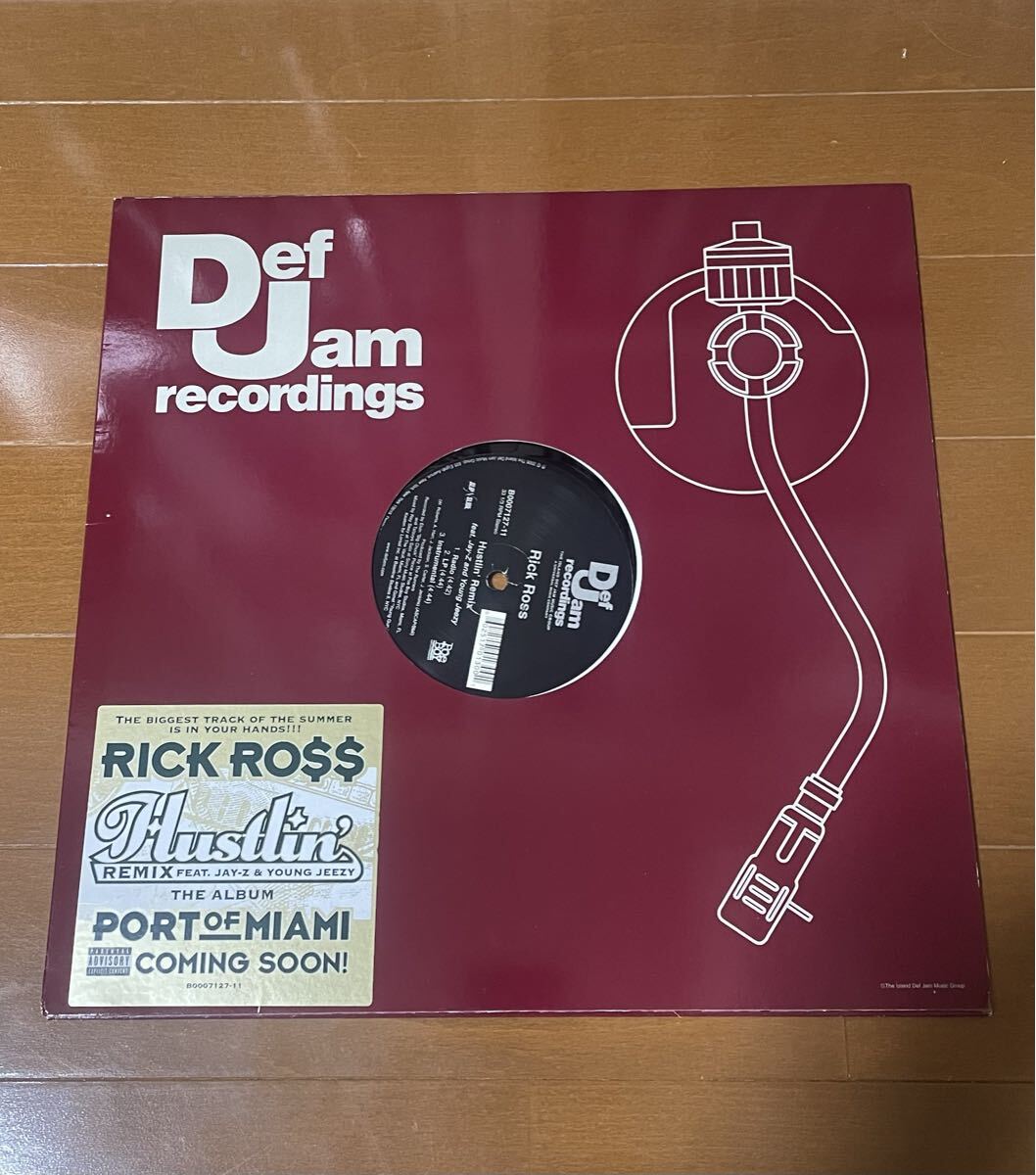 【LP】一度視聴のみ RICK ROSS feat. JAY-Z / HUSTLIN' (Remix) 12inch LP アナログレコード / 12インチ / HIP HOP HIPHOP / 拍卖