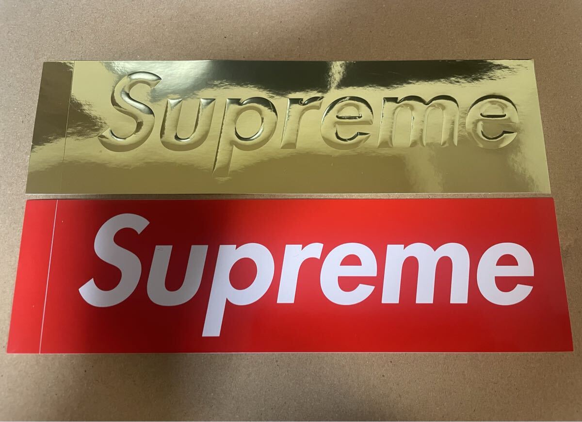 SUPREME GOLD BOX LOGO ステッカー セット / 送料無料 / シュプリーム / ゴールド ボックス 金 / Sticker / 2022 22FW ノベルティ拍卖
