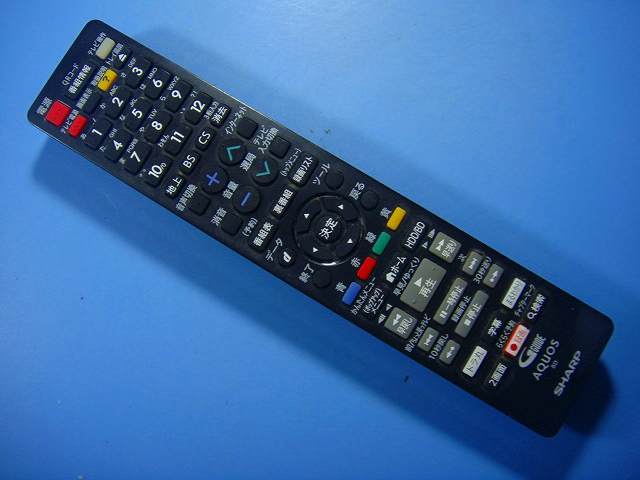 GB212PA シャープ SHARP BDレコーダー リモコン 送料無料 スピード発送 即決 動作確認済 不良品返金保証 純正 D4914拍卖