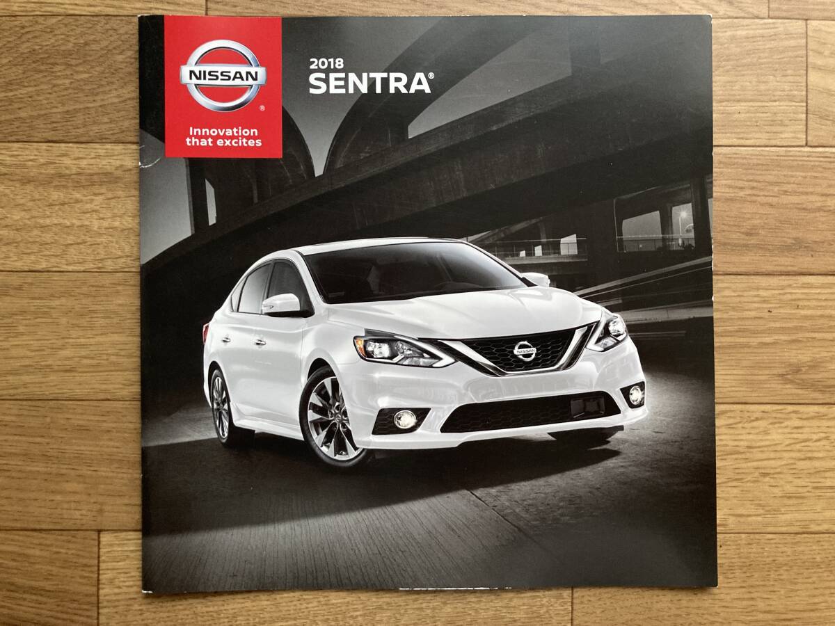 【希少】米国向けカタログ!日産 セントラ カタログ USA NISSAN SENTRA 2018年 アメリカ 英語版 シルフィ拍卖