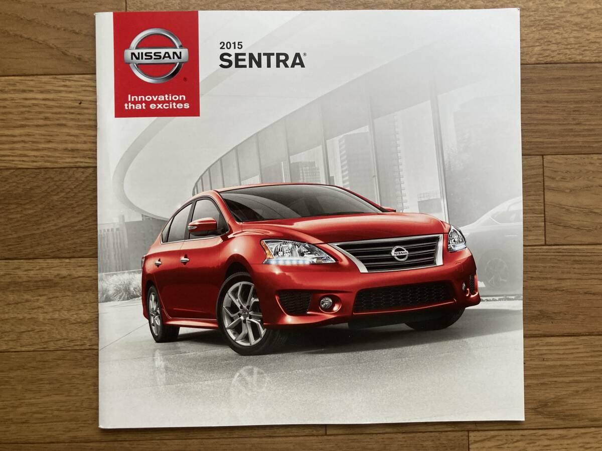 【希少】米国向けカタログ!日産 セントラ カタログ USA NISSAN SENTRA 2015年 アメリカ 英語版 シルフィ拍卖