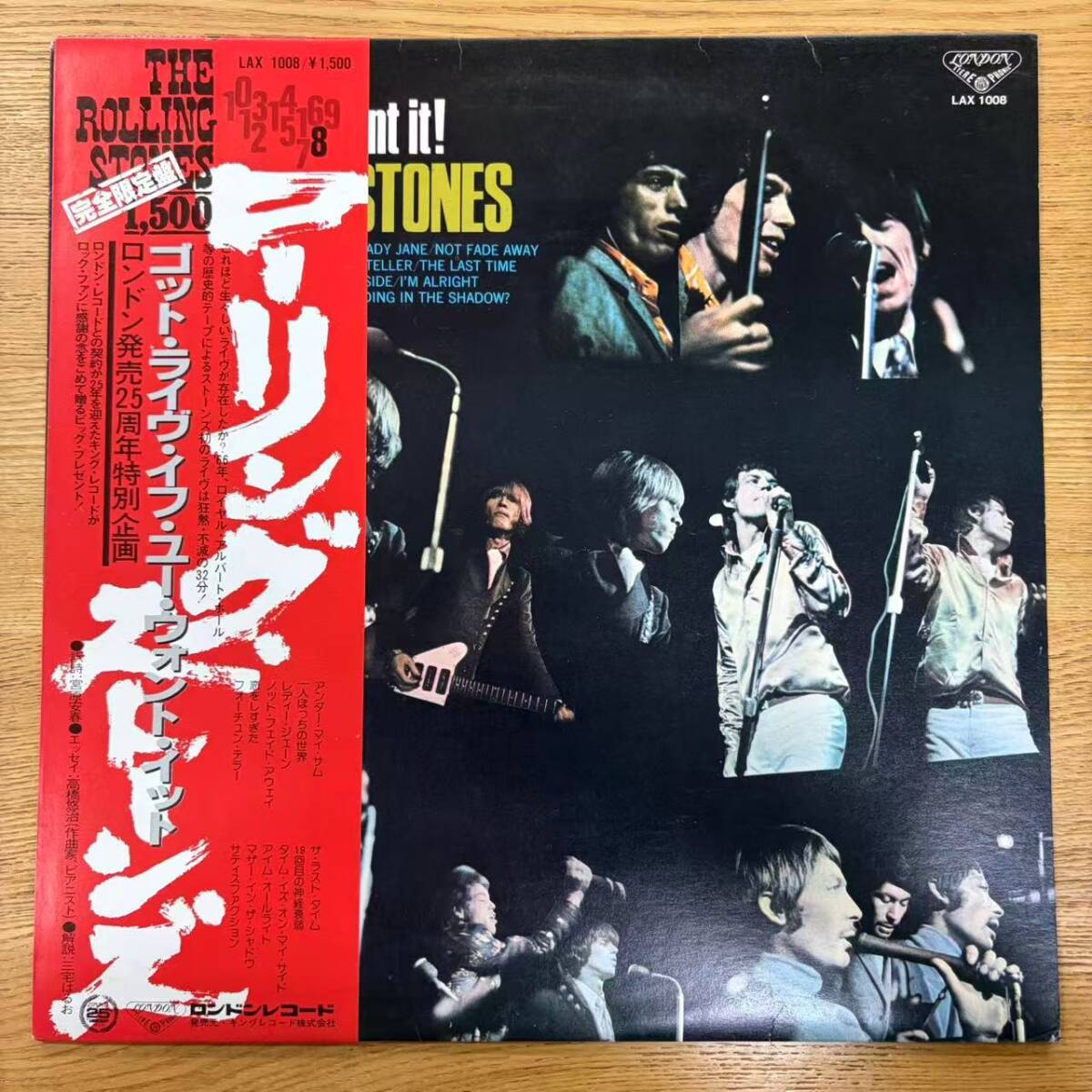帯付美盤The Rolling Stones(ローリングストーンズ)「Got Live If You Want It!」LP12インチLondon Records(LAX 1008)洋楽ロック NB1010-21拍卖