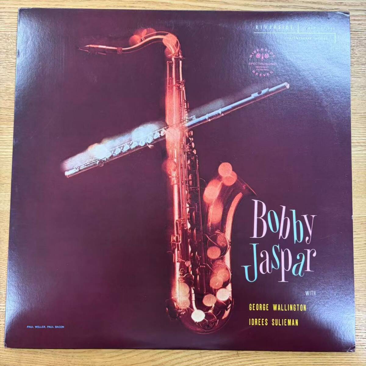 少し反りがある Bobby Jaspar / Tenor And Flute / ボビー・ジャスパー / Riverside RLP-12-240 / LP / US盤 Reissue NB1021-29拍卖