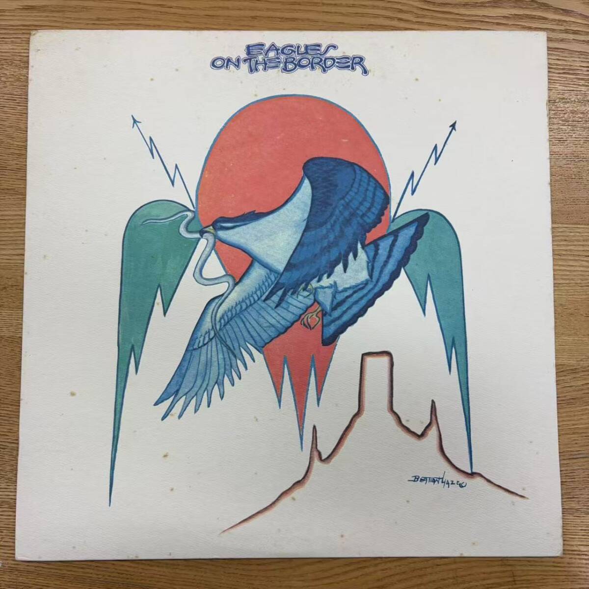 US盤 Eagles - On The Border (7E-1004) イーグルス / オン・ザ・ボーダー NB1027-28拍卖