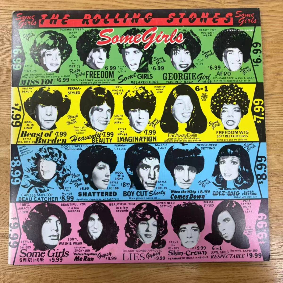 ライナーなし STERLING/ Rock LP/The Rolling Stones Some Girls/Rolling Stones Records ESS-81050 NB1030-21拍卖