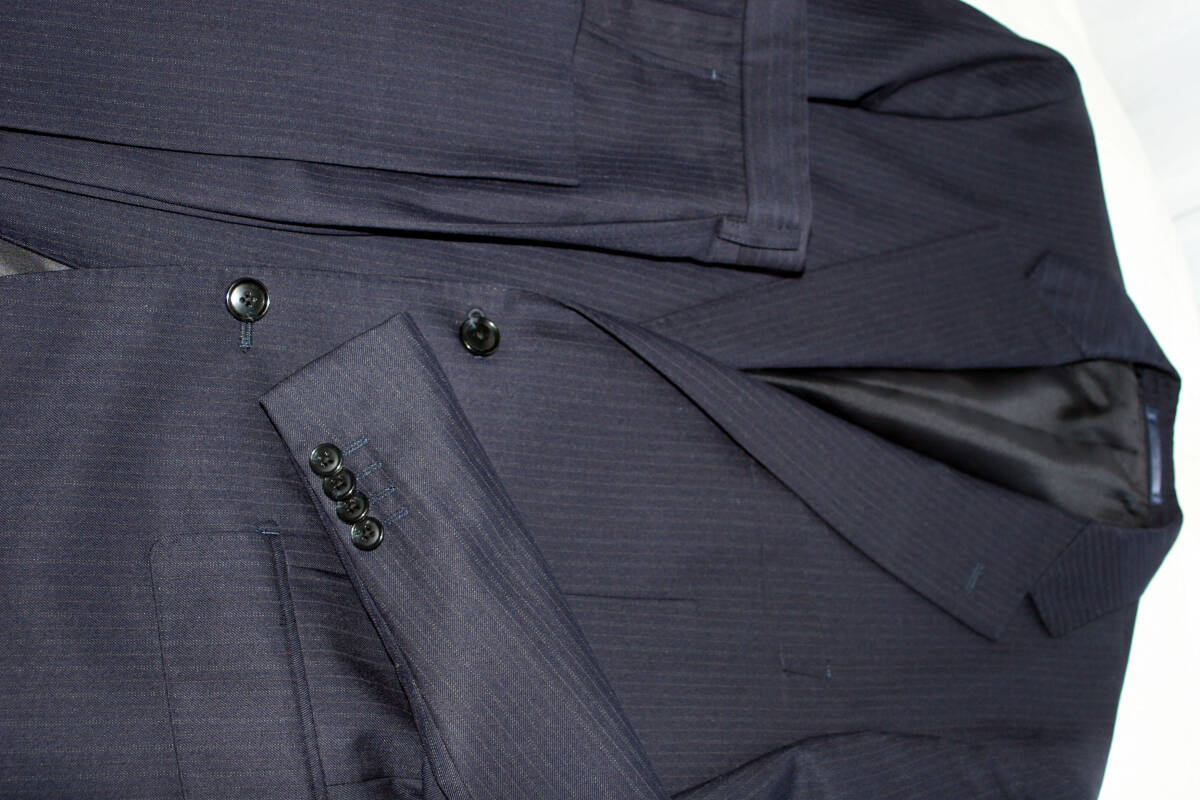 ★RS-5105 ビジネス ス-ツ 2 釦 色濃紺系 ウエスト 82 サイズ AB5 ★ 春夏秋冬シーズン ビジネスに 結婚式に 拍卖