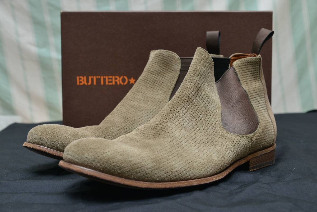 未使用 送料込み ブッテロ BUTTERO サイズ42=JP27~27.5㎝程度 拍卖