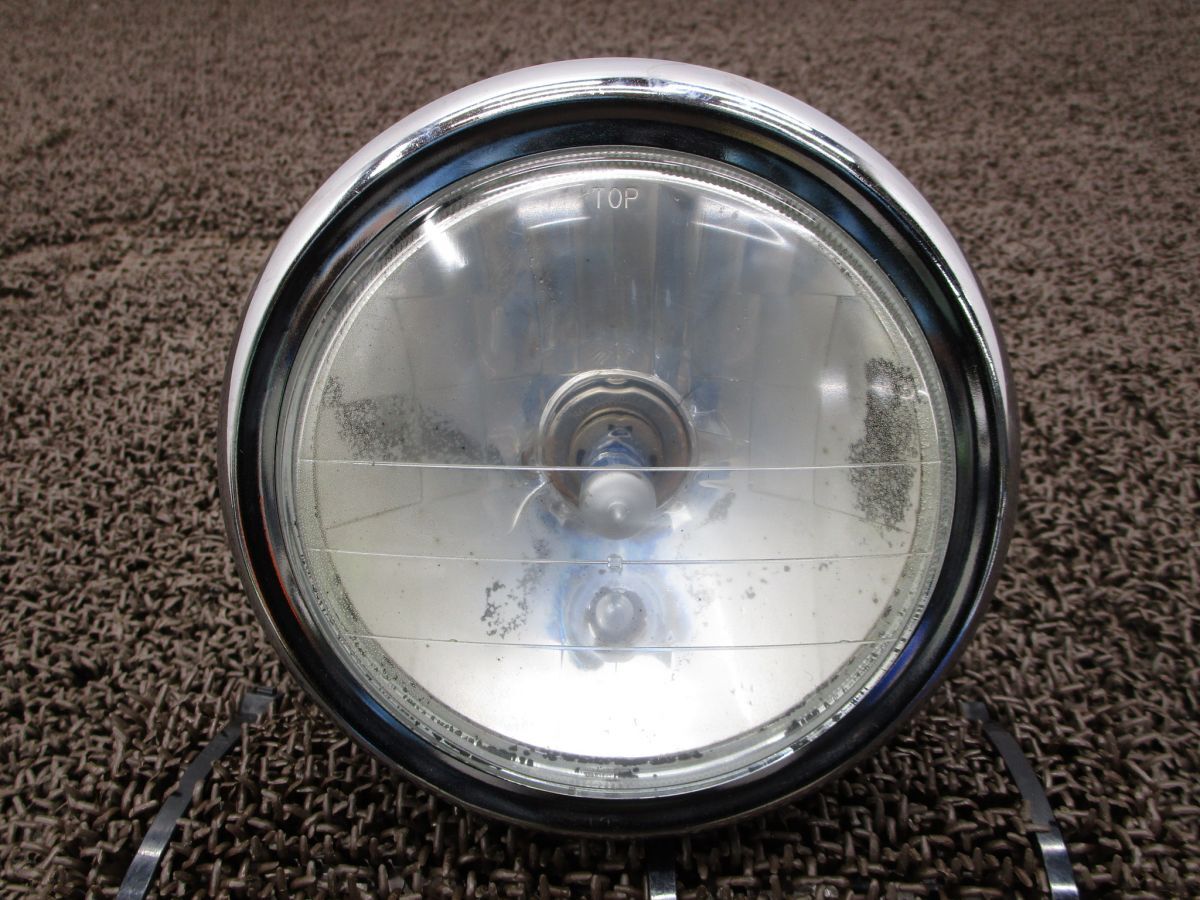 Z250 社外 ヘッドライト ステー 丸目 ▲A6835!ER250C カスタム素材に カワサキ 【 EX250LE 】 動画有 FI インジェクション拍卖