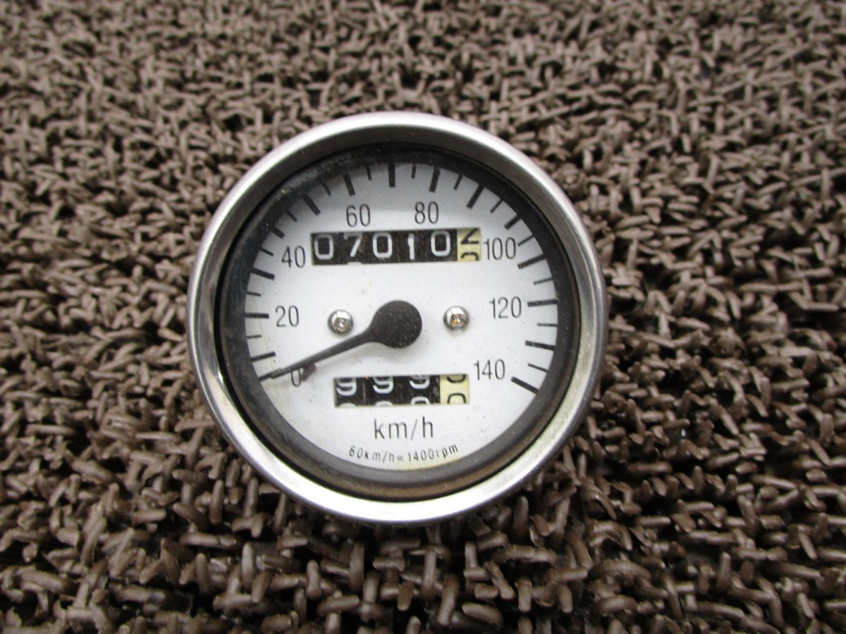 シャリー50 ミニ スピードメーター 140Km ●A7398!CF50 ホンダ 【 CF50E 】 CHALY キャブ車 12V拍卖