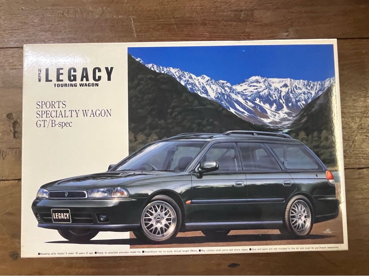 アオシマ 1/24 スバル レガシィ ツーリングワゴン BG5 GT・Bスペック ニュートレンドシリーズ プラモデル絶版当時物拍卖