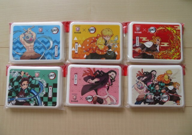 送料無料~★サントリー★★鬼滅の刃★折りたたみ式ランチボックス★全6種類★弁当箱★煉獄 炭治郎 善逸 禰豆子 伊之助 拍卖