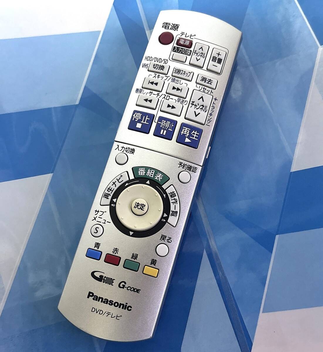 即決1,800円/上物/綺麗/送料無料/防水梱包/保証/即日発送/完璧清掃/Panasonic/パナソニック/DVDリモコン EUR7658Y10 美品 送料無料拍卖