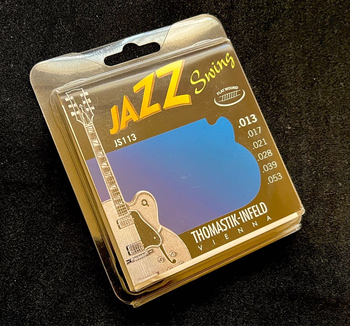 新品 未開封.013〜.053 フラットワウンド弦 ジャズ弦 JAZZ拍卖