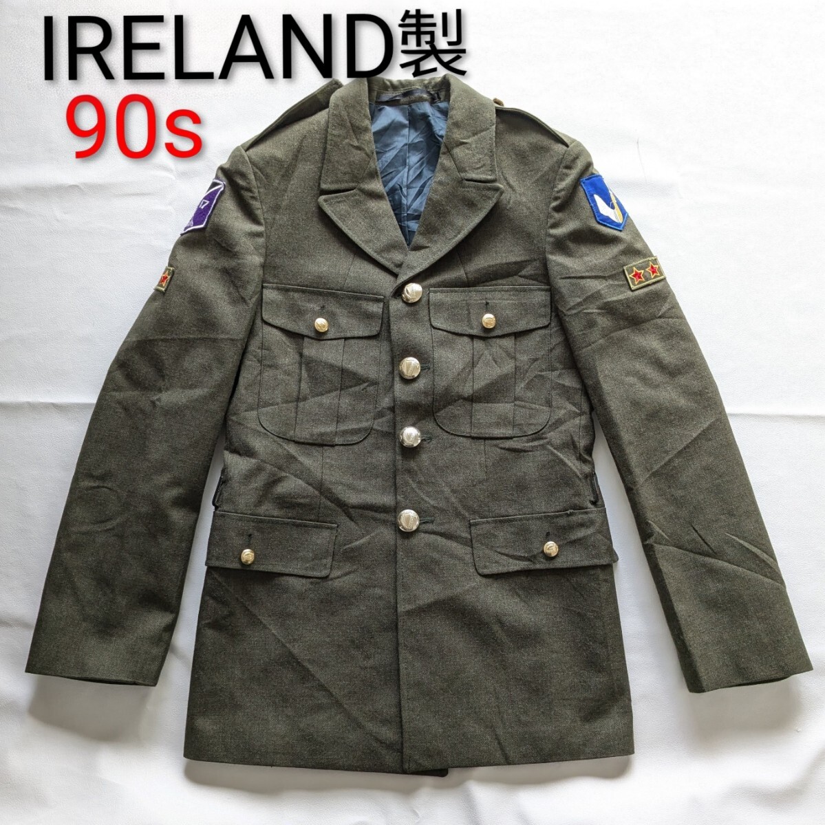 アイルランド製 ShannonClothing ジャケット ミリタリー 軍制服 vintage拍卖