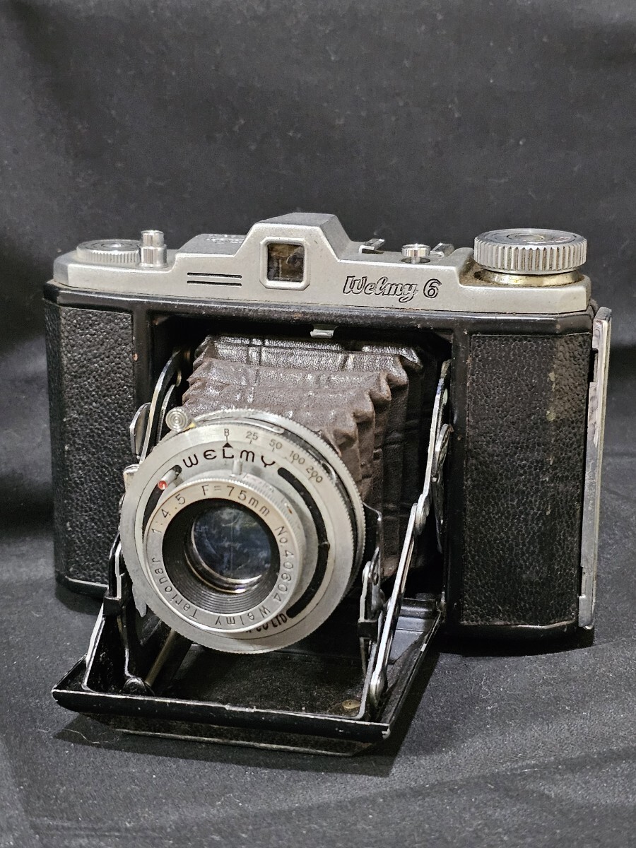 大成光機 Welmy SIX Welmy6 Terionar F=75mm F3.5 スプリングカメラ ジャンク拍卖