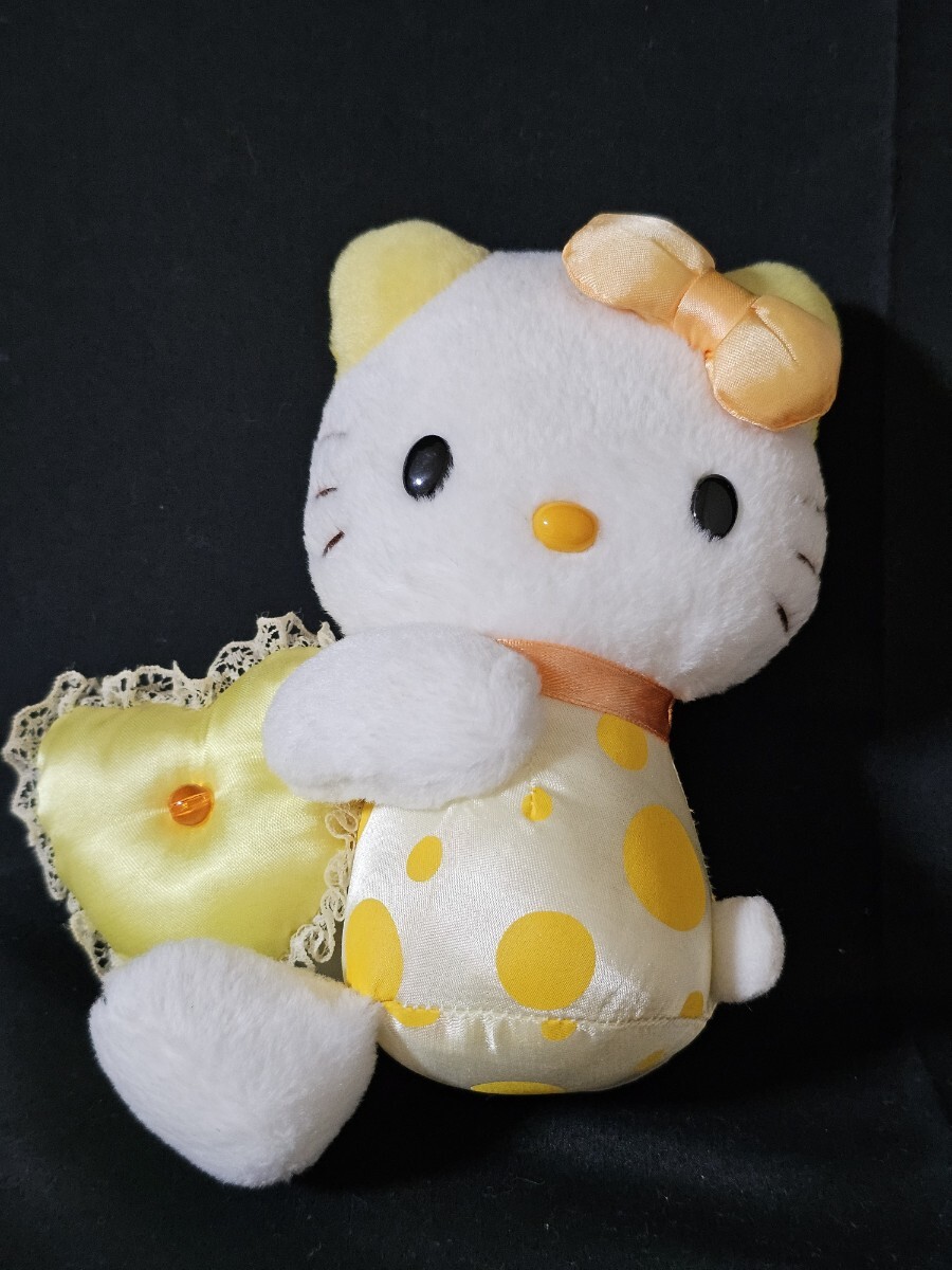 サンリオ ハローキティ キティちゃん 風水カラー 黄 ぬいぐるみ マスコット拍卖