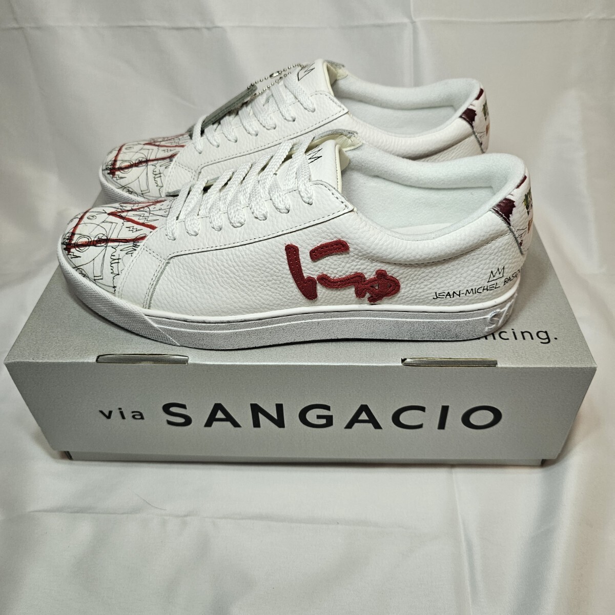 SANGACIO にゅ×バスキア 26.5新品未使用品 スニーカー拍卖