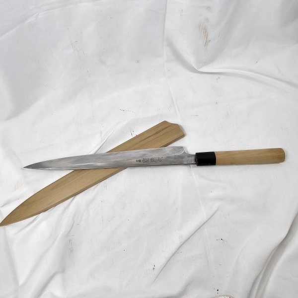 【希少】重房作 柳刃包丁 木製ハンドル拍卖