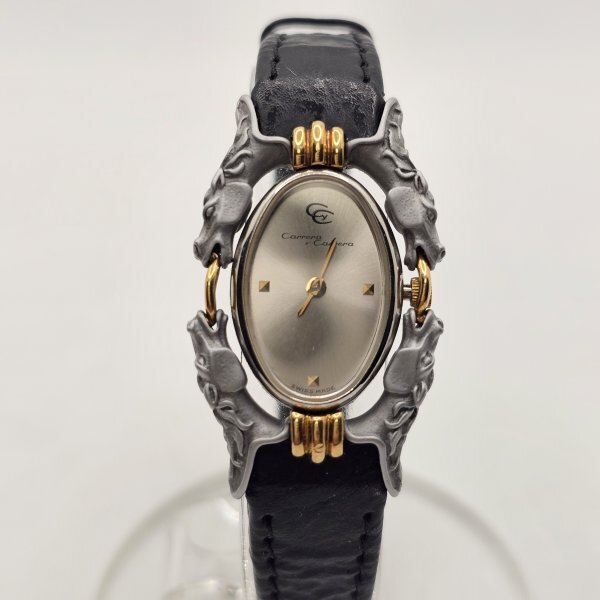 【美品】CARRERAY CARRERA 馬モチーフ 腕時計拍卖
