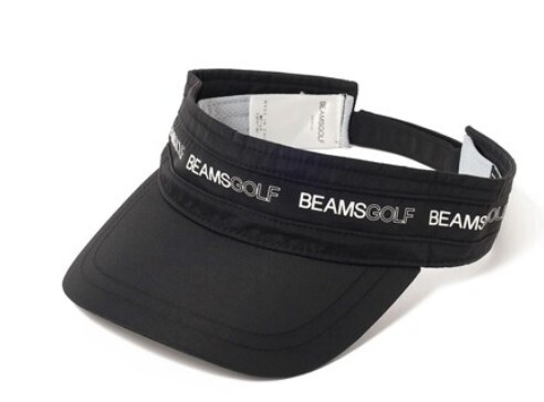 即決新品 BEAMS GOLF サンバイザー ブラック ビームス ゴルフ拍卖