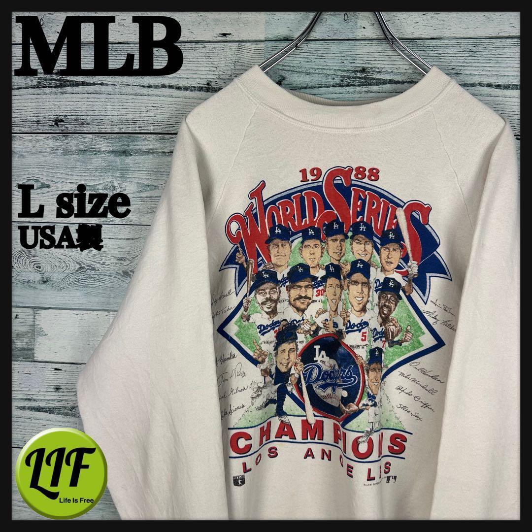 フルーツオブザルーム USA製 1988年 ドジャース スウェット L 5816拍卖