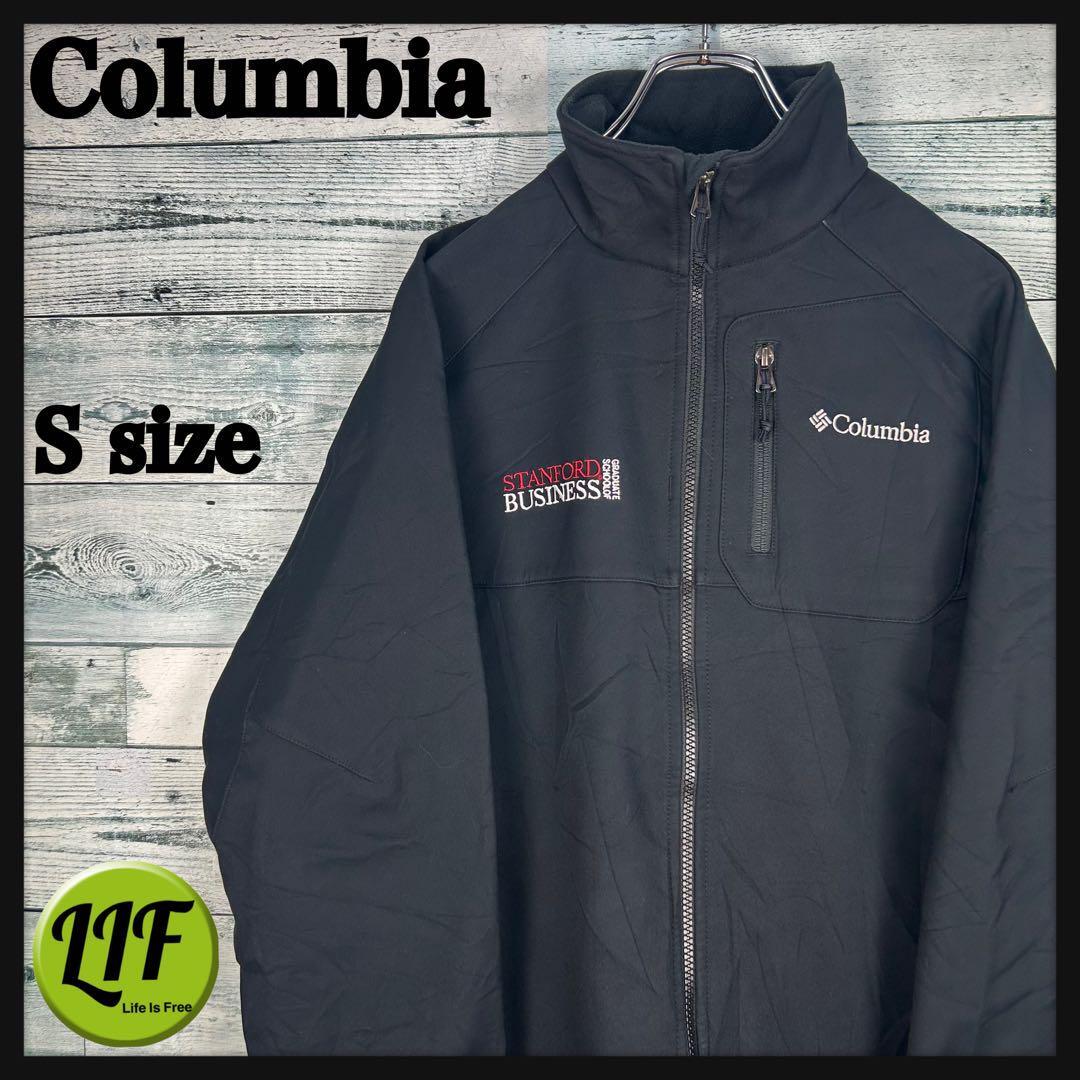 コロンビア 刺繍ロゴ 企業ロゴ ブルゾン ソフトシェルジャケット S 5858拍卖