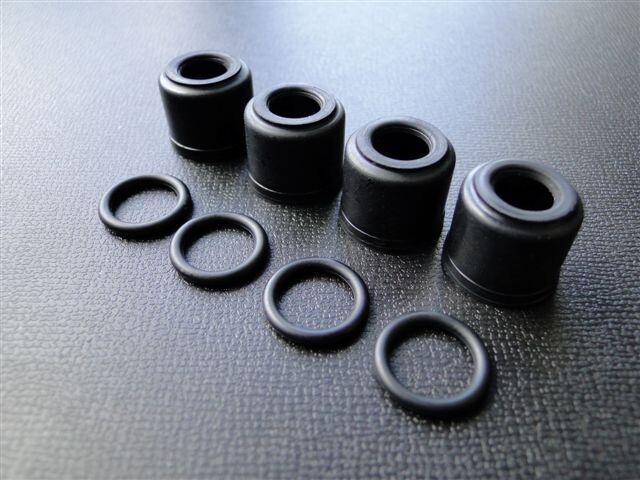 8906■Z400FX(E1~E3)/Z250FT(A1~A3) フロントキャリパーステーダストシールセット(8点)拍卖