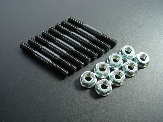 8850■Z400FX/Z400GP/GPZ400F/Z1/Z2 クロモリ製マフラースタッドボルト(8本)拍卖