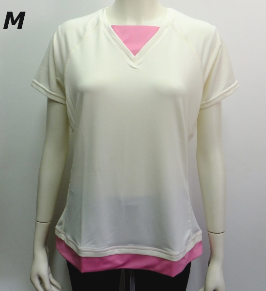 即決新品 訳あり スポーツ 半袖Tシャツ ホワイト M 送料無料拍卖