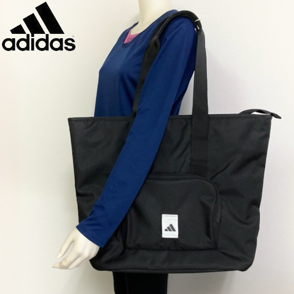 即決新品 アディダス トートバッグ ブラック 大容量 30.5L adidas プライム トート 送料無料拍卖