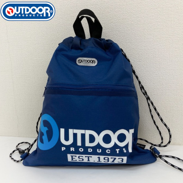即決新品 OUTDOOR ナップサック ネイビー キッズ 巾着 アウトドア OUTDOOR PRODUCTS 送料無料拍卖