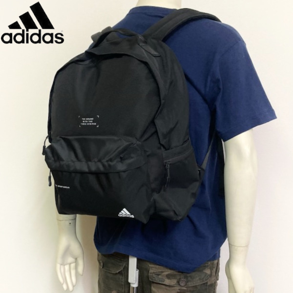 即決新品 アディダス メンズ レディース ジュニア リュックサック ブラック 27.6L 雨に強い 送料無料 adidas拍卖
