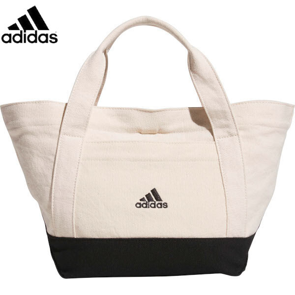 即決新品 アディダス ハンドバッグ 帆布 adidas 生成 ブラック トート バッグ送料無料拍卖