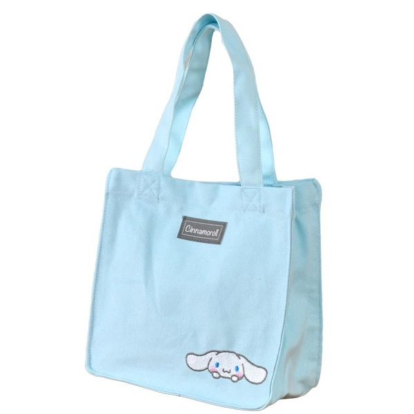 即決新品 帆布 トートバッグ 小 シナモロール ハンドバッグ 23cm×22cm 送料無料 サンリオ拍卖