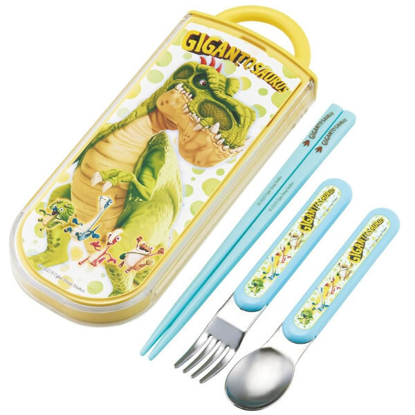 即決新品 ギガントザウルス スプーン フォーク お箸 トリオセット 遠足 保育園 学校 送料無料拍卖