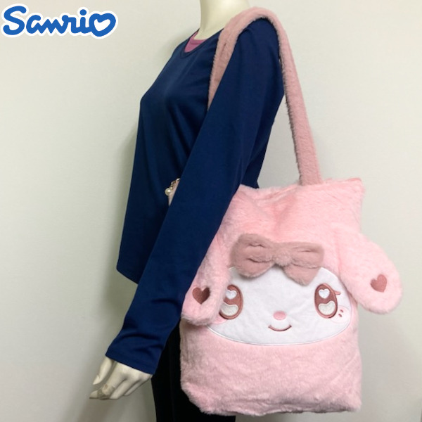 即決新品 マイメロディ うるふわ トートバッグ ふわふわ 送料無料 バッグ サンリオ拍卖