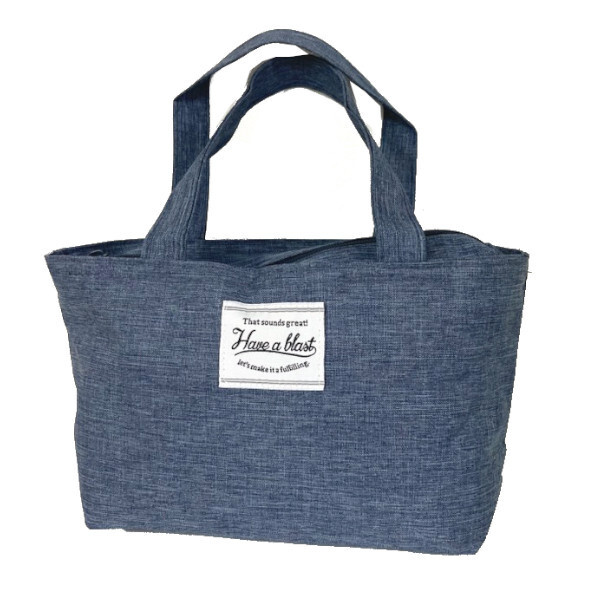 即決新品 デニム調 保冷保温バッグ 保冷ランチバッグ お弁当バッグ 手提げ 送料無料拍卖