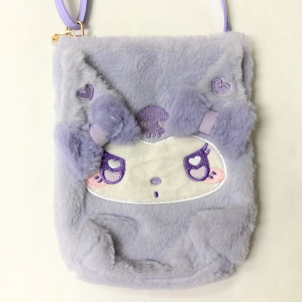 即決新品 クロミ ショルダー ポシェット うるふわ スマホ入れにも 送料無料 サンリオ拍卖