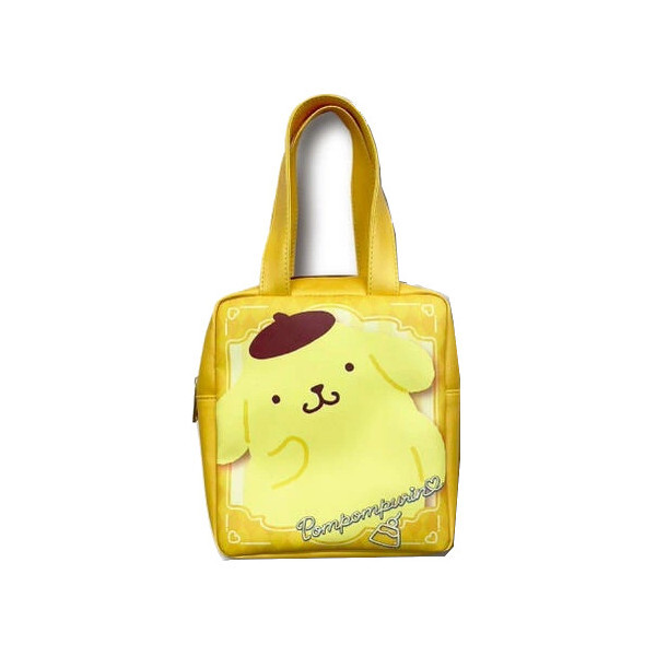 即決新品 ポムポムプリン 手提げバッグ クリア窓付き 送料無料 サンリオ拍卖
