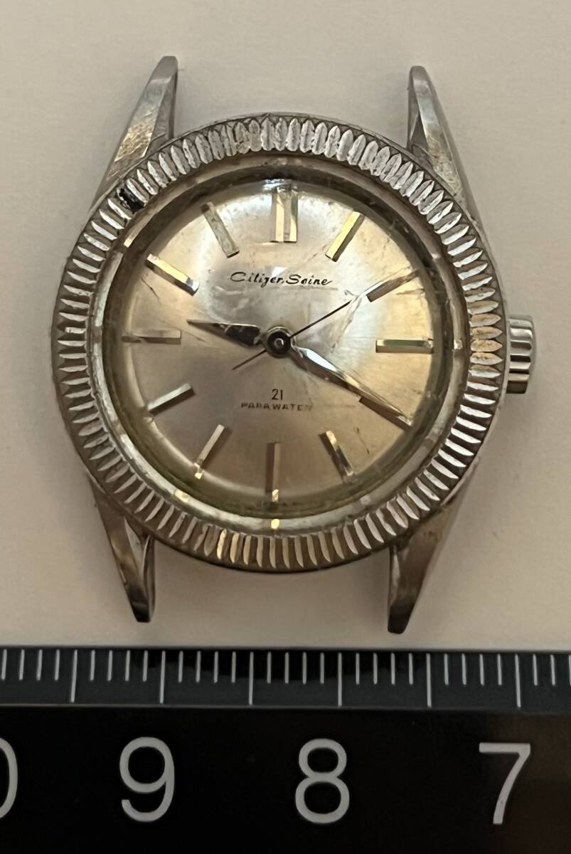 動作 CITIZEN シチズン sens51801a 手巻 レディース  腕時計 フェイスのみ拍卖